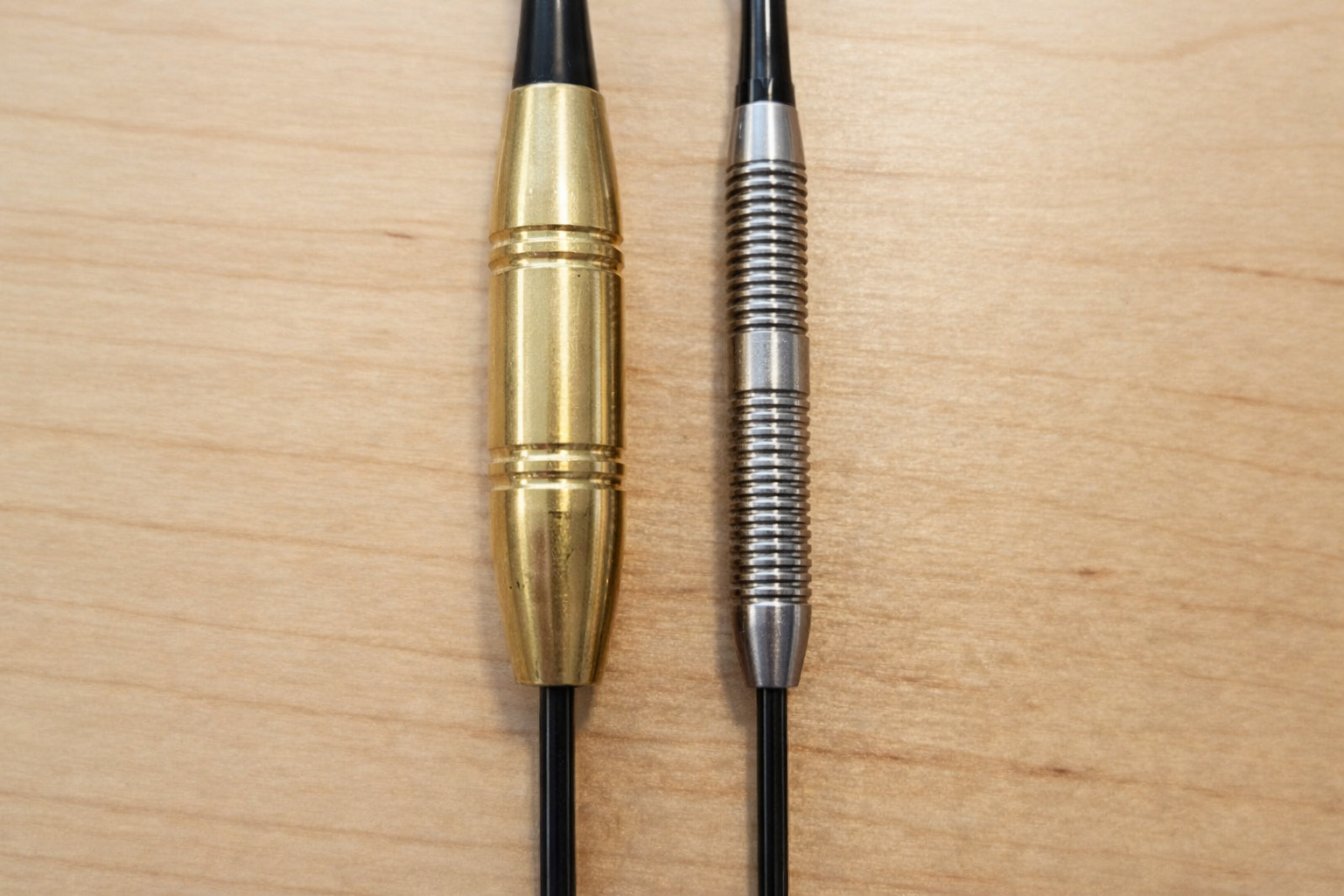 Different grip types on darts